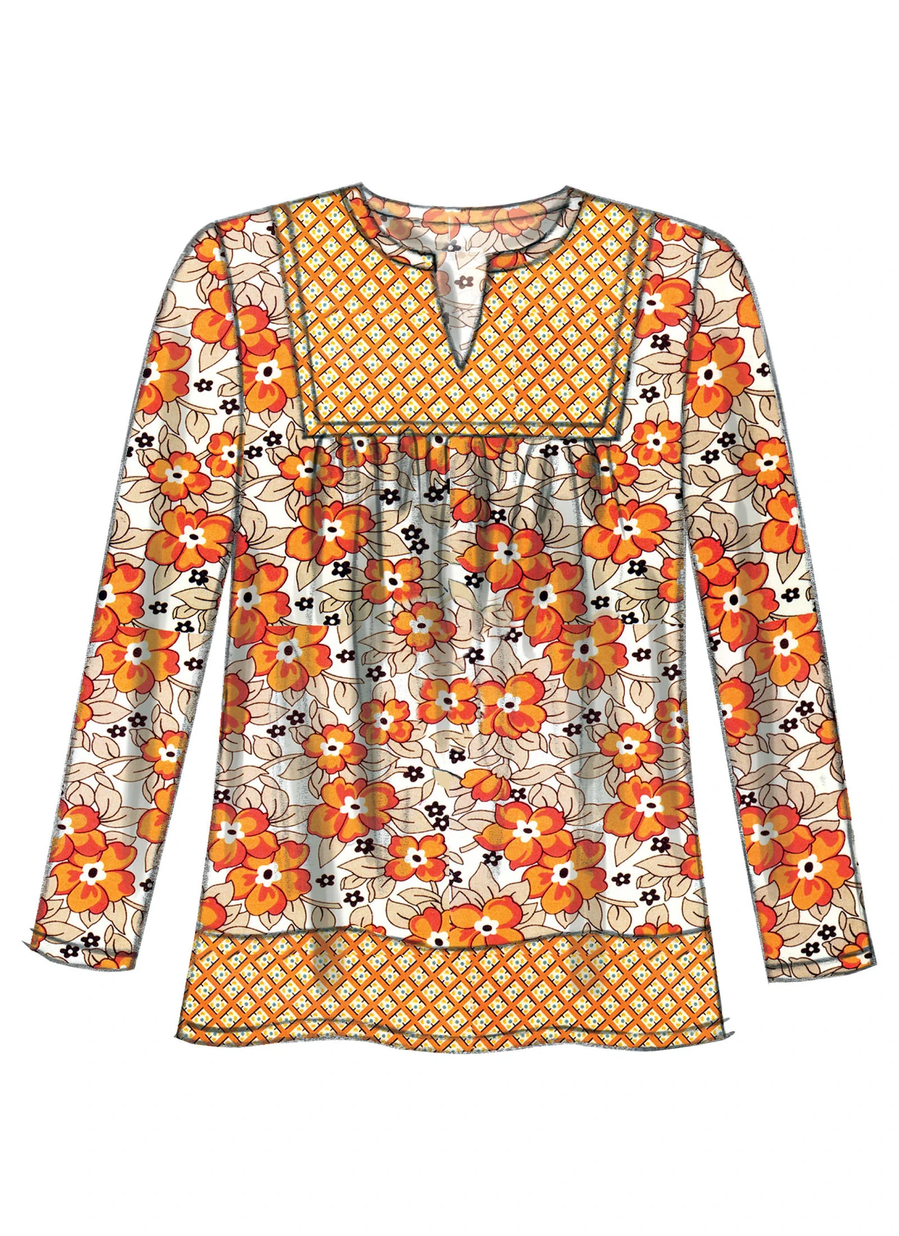 McCall's Sewing Pattern Misses' Notch-Neck or Keyhole Tops (PDF) 3 McCall's Sewing Pattern Misses' Notch-Neck or Keyhole Tops (PDF)
