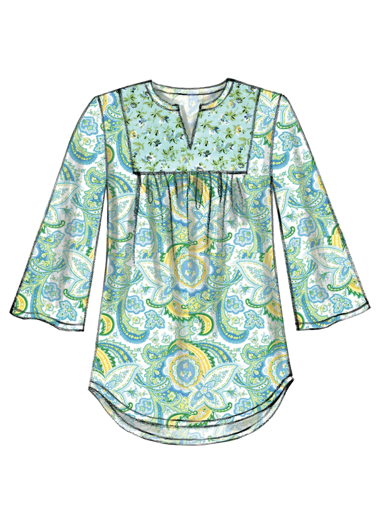 McCall's Sewing Pattern Misses' Notch-Neck or Keyhole Tops (PDF) 4 McCall's Sewing Pattern Misses' Notch-Neck or Keyhole Tops (PDF)