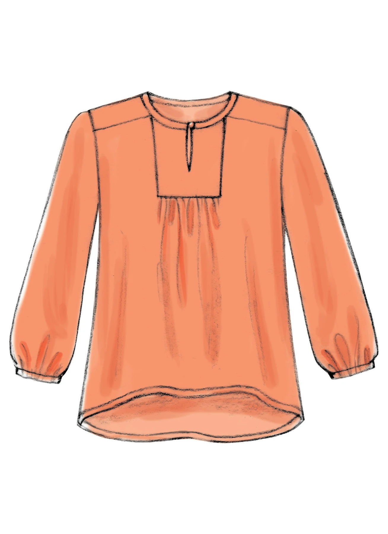 McCall's Sewing Pattern Misses' Notch-Neck or Keyhole Tops (PDF) 5 McCall's Sewing Pattern Misses' Notch-Neck or Keyhole Tops (PDF)