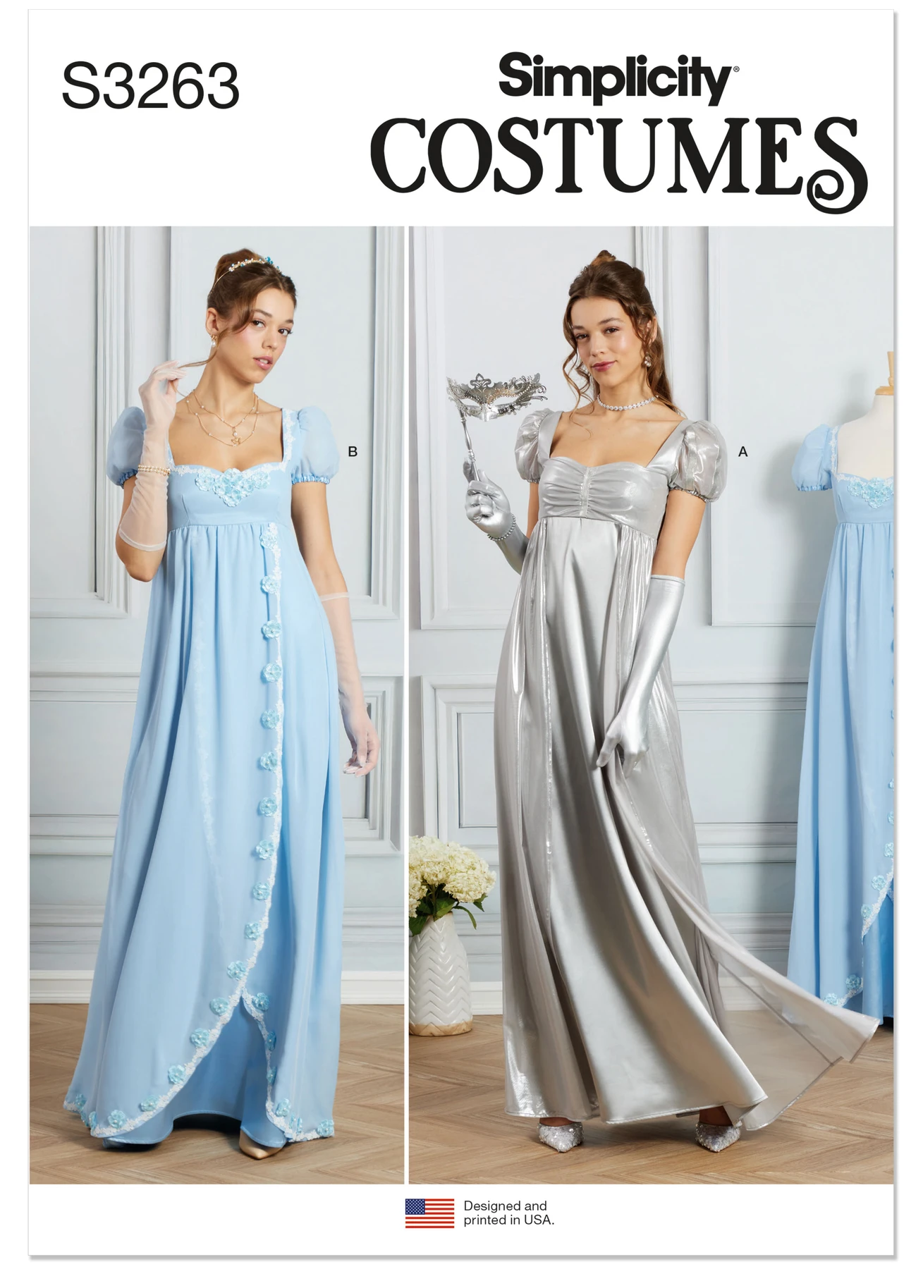 Simplicity Sewing Pattern Misses' Regency Ball Gowns (PDF) 1 Simplicity Sewing Pattern Misses' Regency Ball Gowns (PDF)