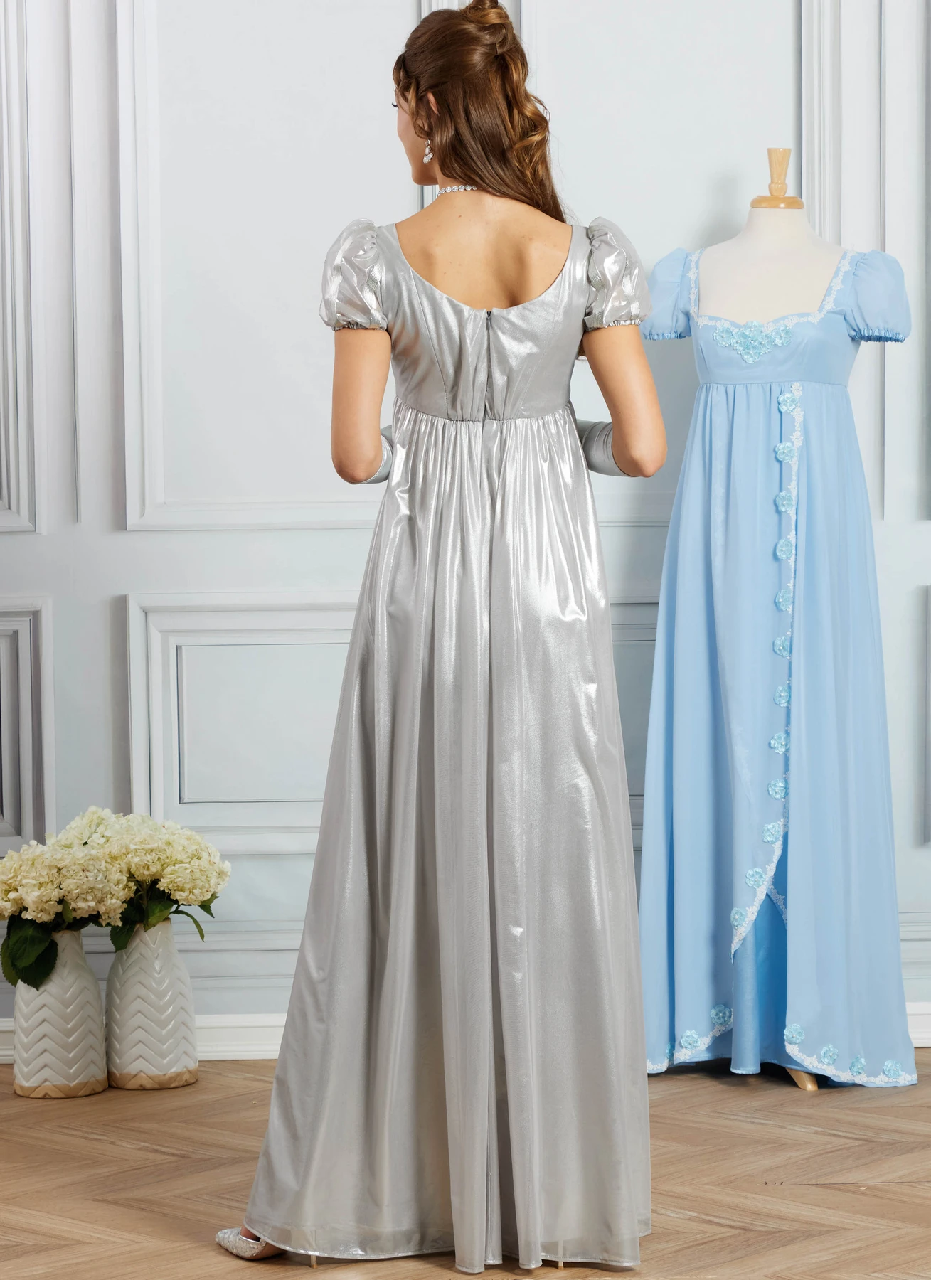 Simplicity Sewing Pattern Misses' Regency Ball Gowns (PDF) 4 Simplicity Sewing Pattern Misses' Regency Ball Gowns (PDF)