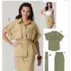 McCall's Sewing Pattern Misses' Shirt with Belt and Wrap Skirt in Two Lengths (PDF) 12 McCall's Sewing Pattern Misses' Shirt with Belt and Wrap Skirt in Two Lengths (PDF)