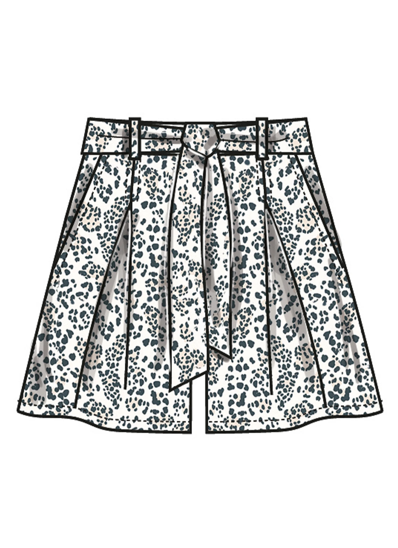 Simplicity Sewing Pattern Misses' Shorts and Pants with Tie Belt 3 Simplicity Sewing Pattern Misses' Shorts and Pants with Tie Belt