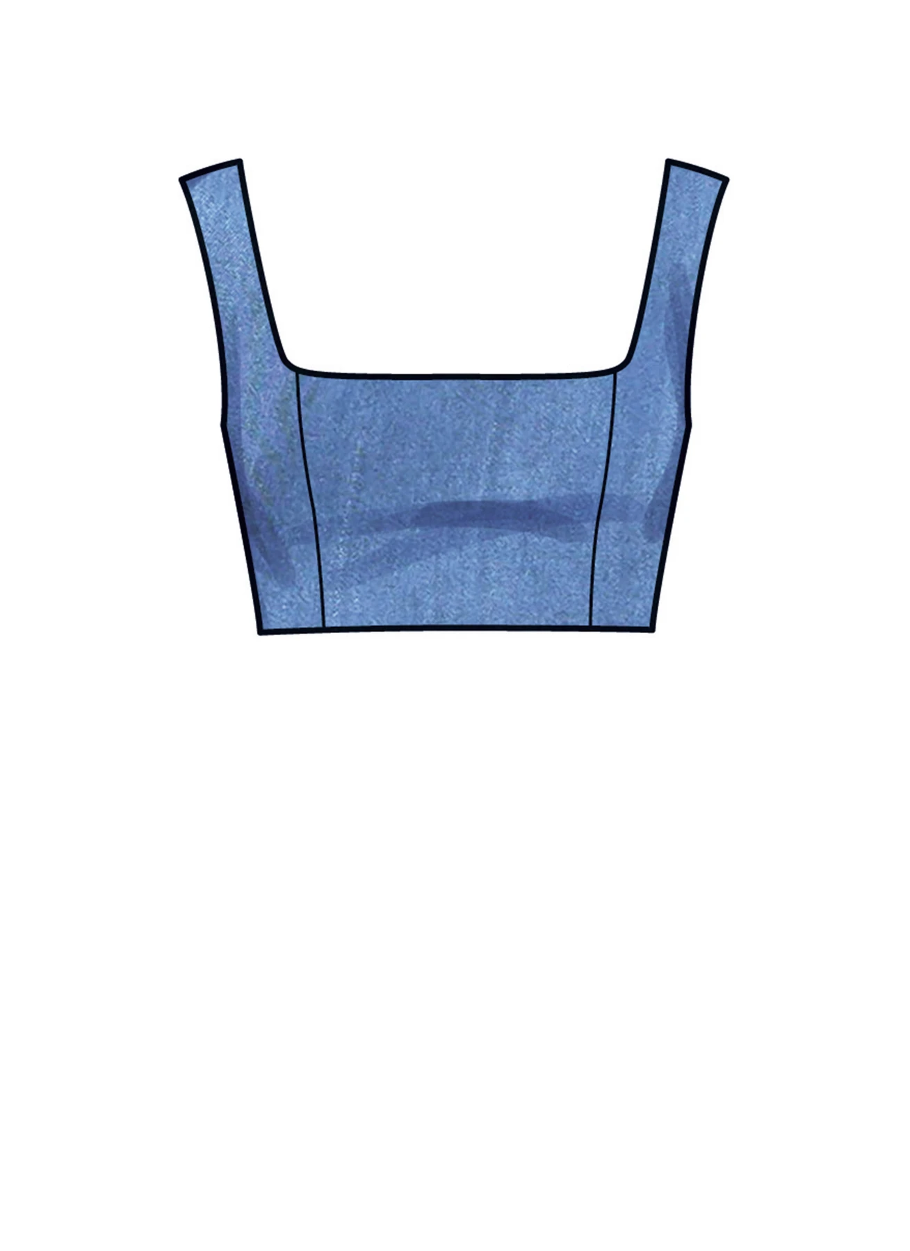 New Look Sewing Pattern Misses' Bra Tops and Wrap Skirt 4 New Look Sewing Pattern Misses' Bra Tops and Wrap Skirt