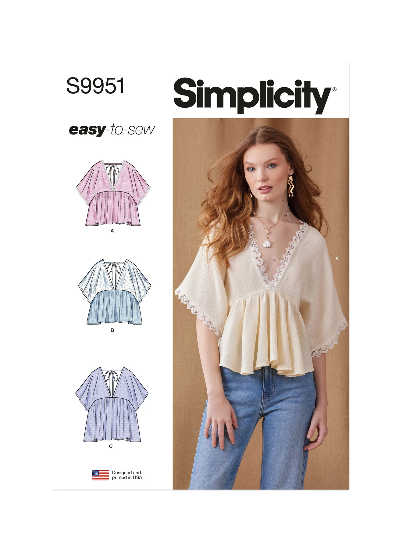 Simplicity Sewing Pattern Misses' Top In Two Lengths (PDF) 1 Simplicity Sewing Pattern Misses' Top In Two Lengths (PDF)