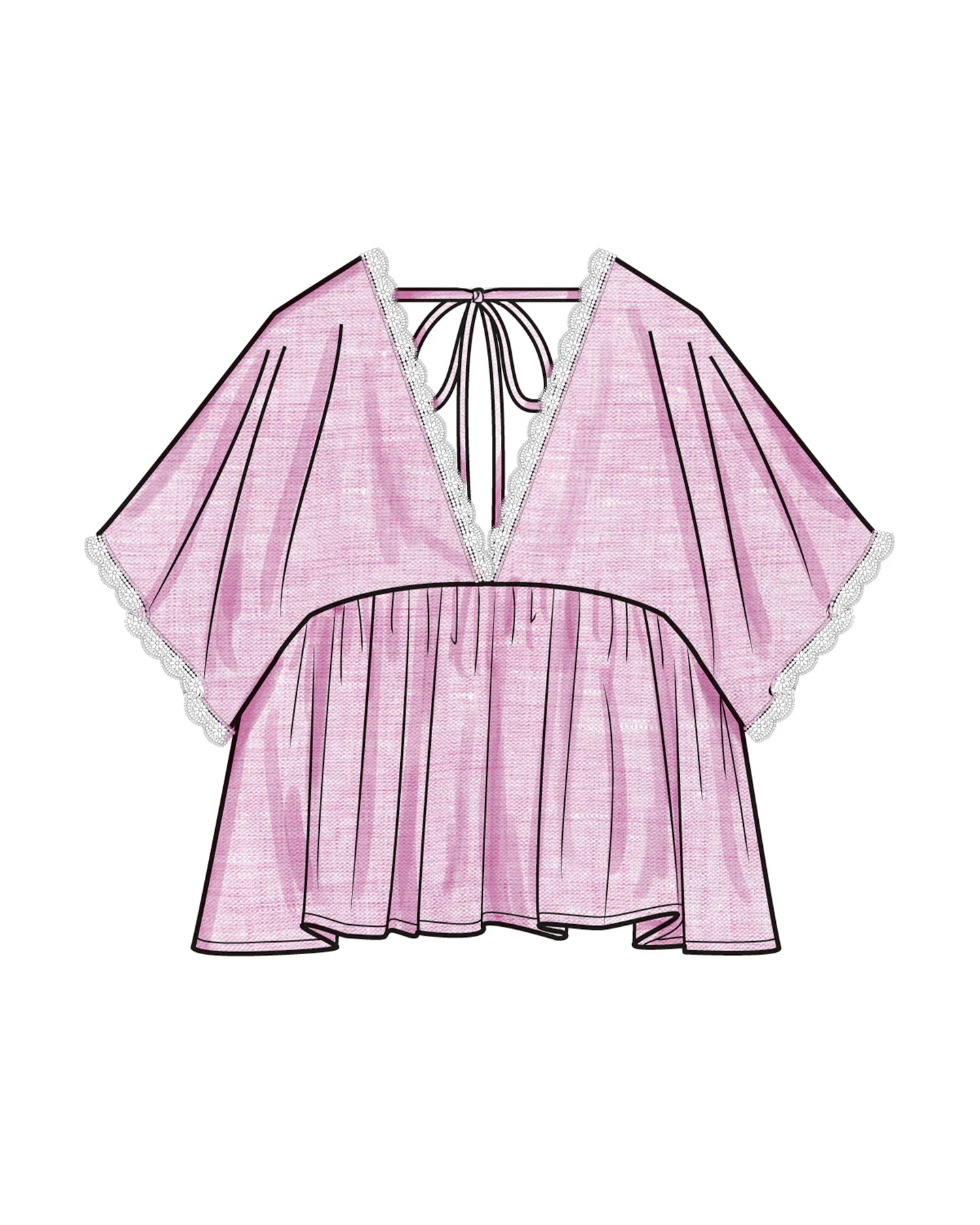 Simplicity Sewing Pattern Misses' Top In Two Lengths (PDF) 3 Simplicity Sewing Pattern Misses' Top In Two Lengths (PDF)
