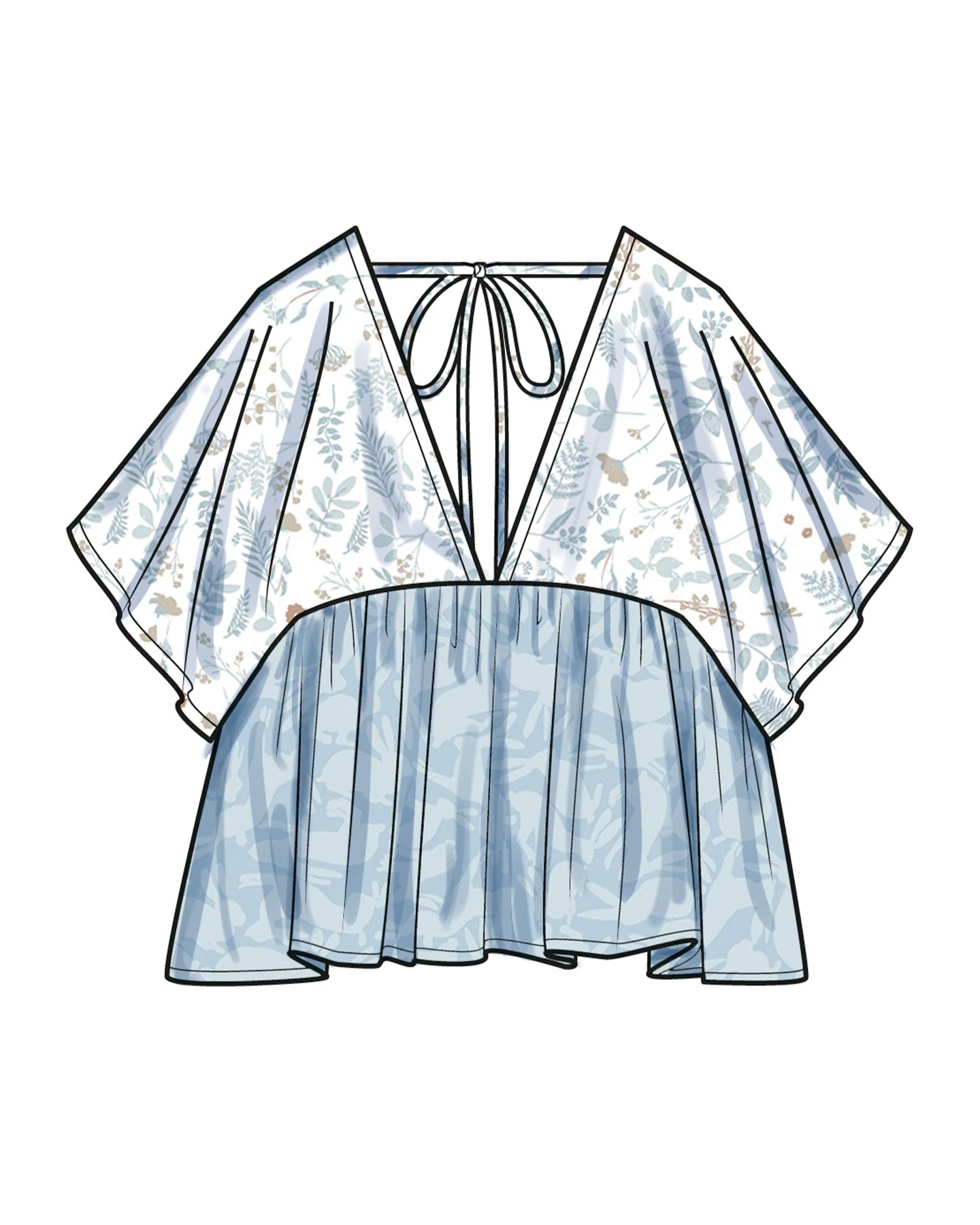 Simplicity Sewing Pattern Misses' Top In Two Lengths (PDF) 4 Simplicity Sewing Pattern Misses' Top In Two Lengths (PDF)