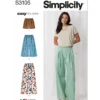 Simplicity Sewing Pattern Misses' Shorts and Pants 16 Simplicity Sewing Pattern Misses' Shorts and Pants