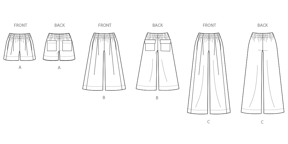 Simplicity Sewing Pattern Misses' Shorts and Pants 8 Simplicity Sewing Pattern Misses' Shorts and Pants