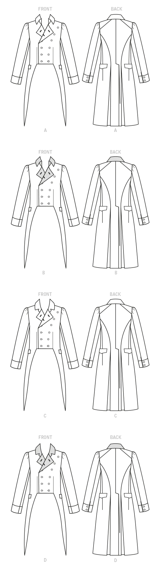 McCall's Sewing Pattern Men's Coats (PDF) 5 McCall's Sewing Pattern Men's Coats (PDF)