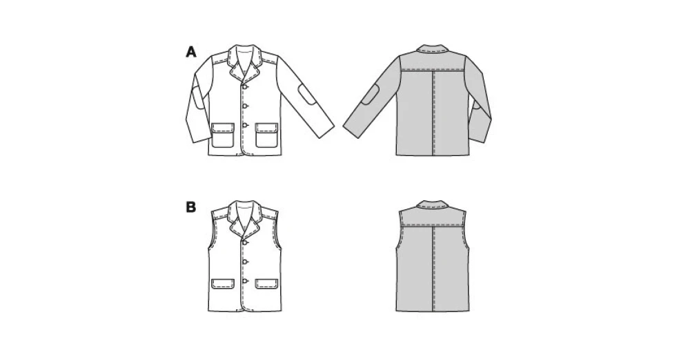 Burda Style Sewing Pattern 9234 Children's Jacket & Waistcoat/Vest 11 Burda Style Sewing Pattern 9234 Children's Jacket & Waistcoat/Vest