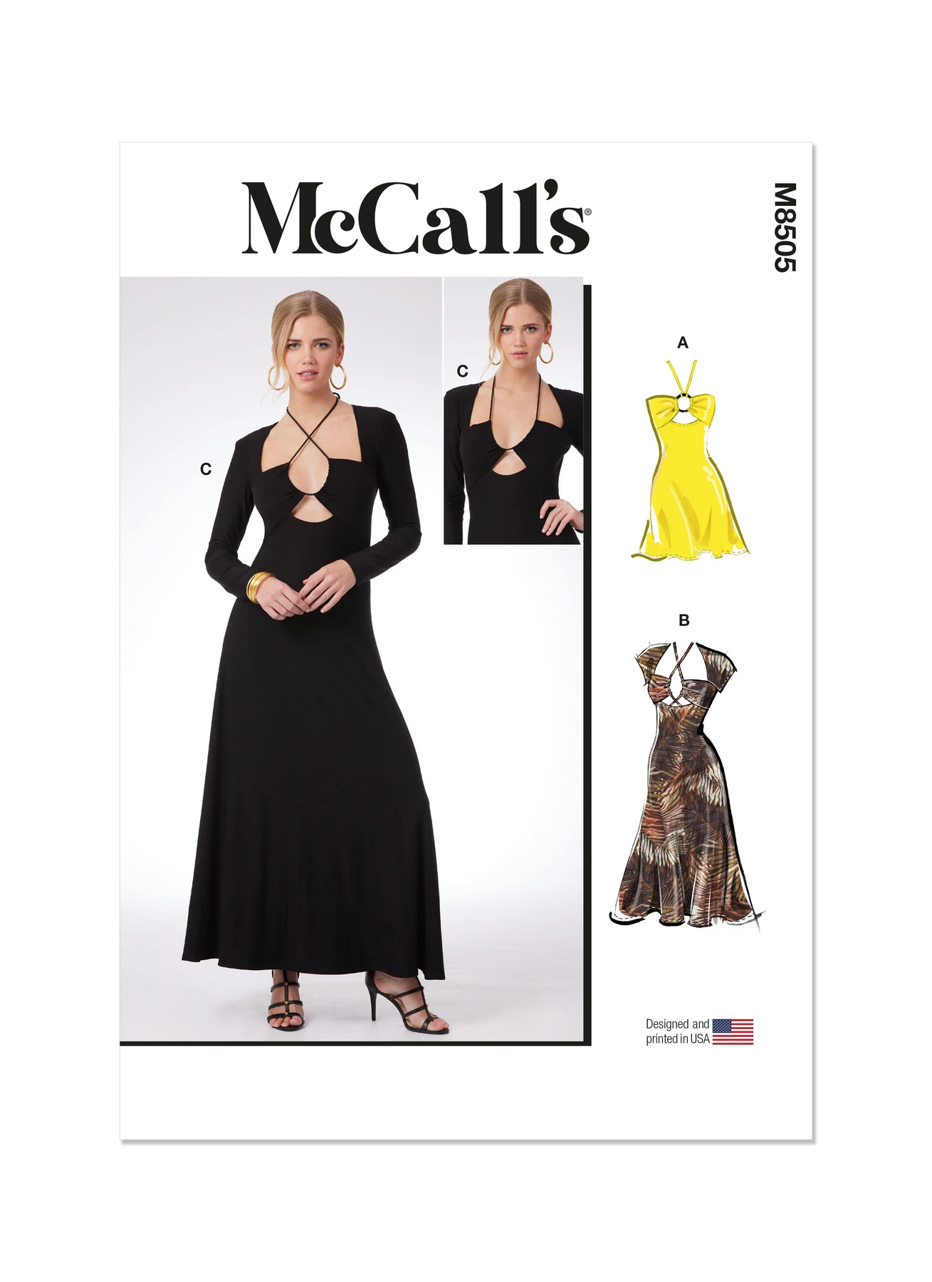 McCall's Sewing Pattern Misses' Knit Dresses 1 McCall's Sewing Pattern Misses' Knit Dresses