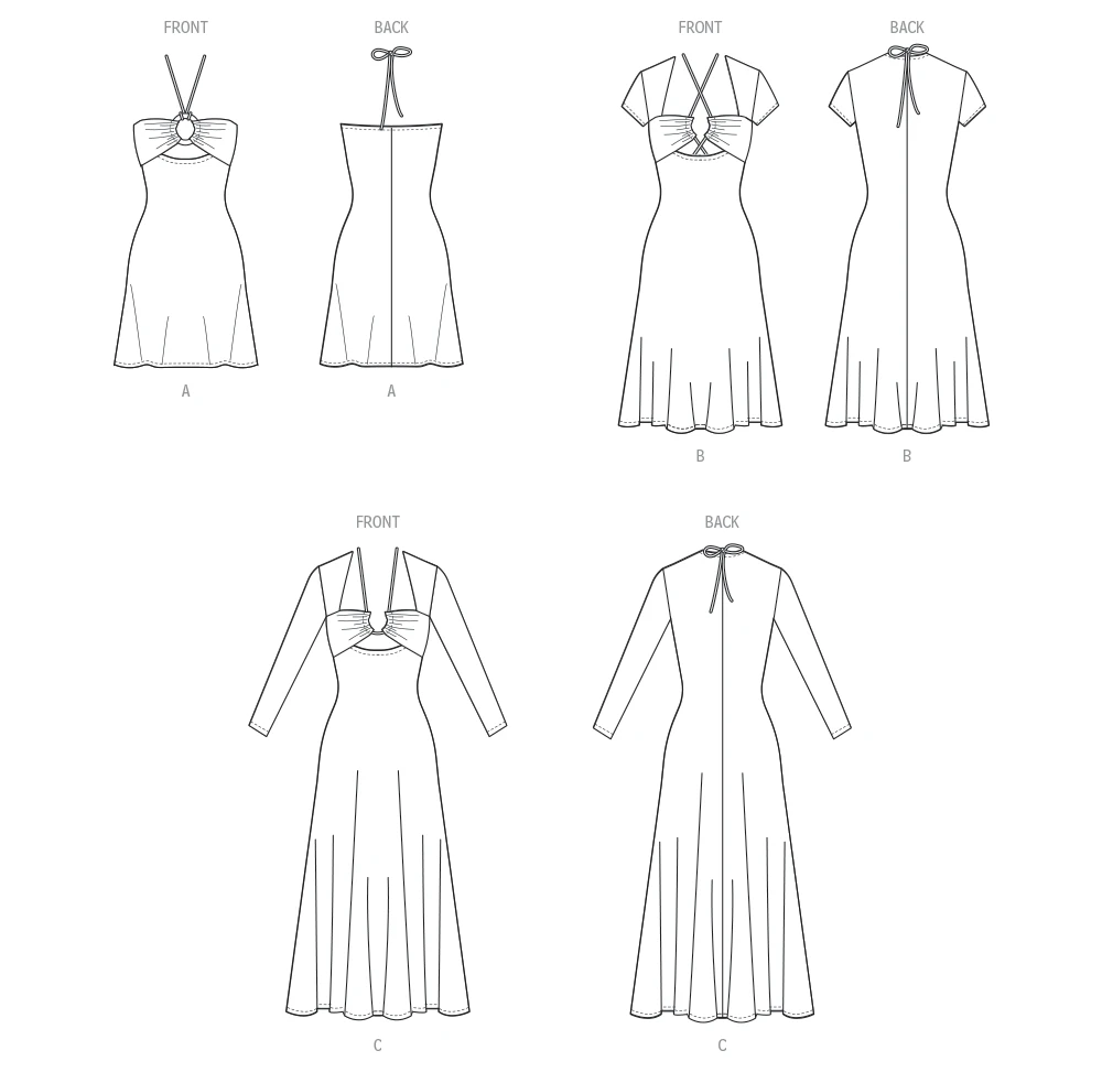 McCall's Sewing Pattern Misses' Knit Dresses 7 McCall's Sewing Pattern Misses' Knit Dresses