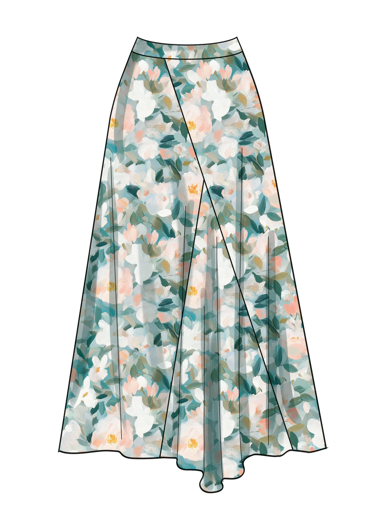 Simplicity Sewing Pattern Misses' Godet Skirt in Two Lengths (PDF) 5 Simplicity Sewing Pattern Misses' Godet Skirt in Two Lengths (PDF)