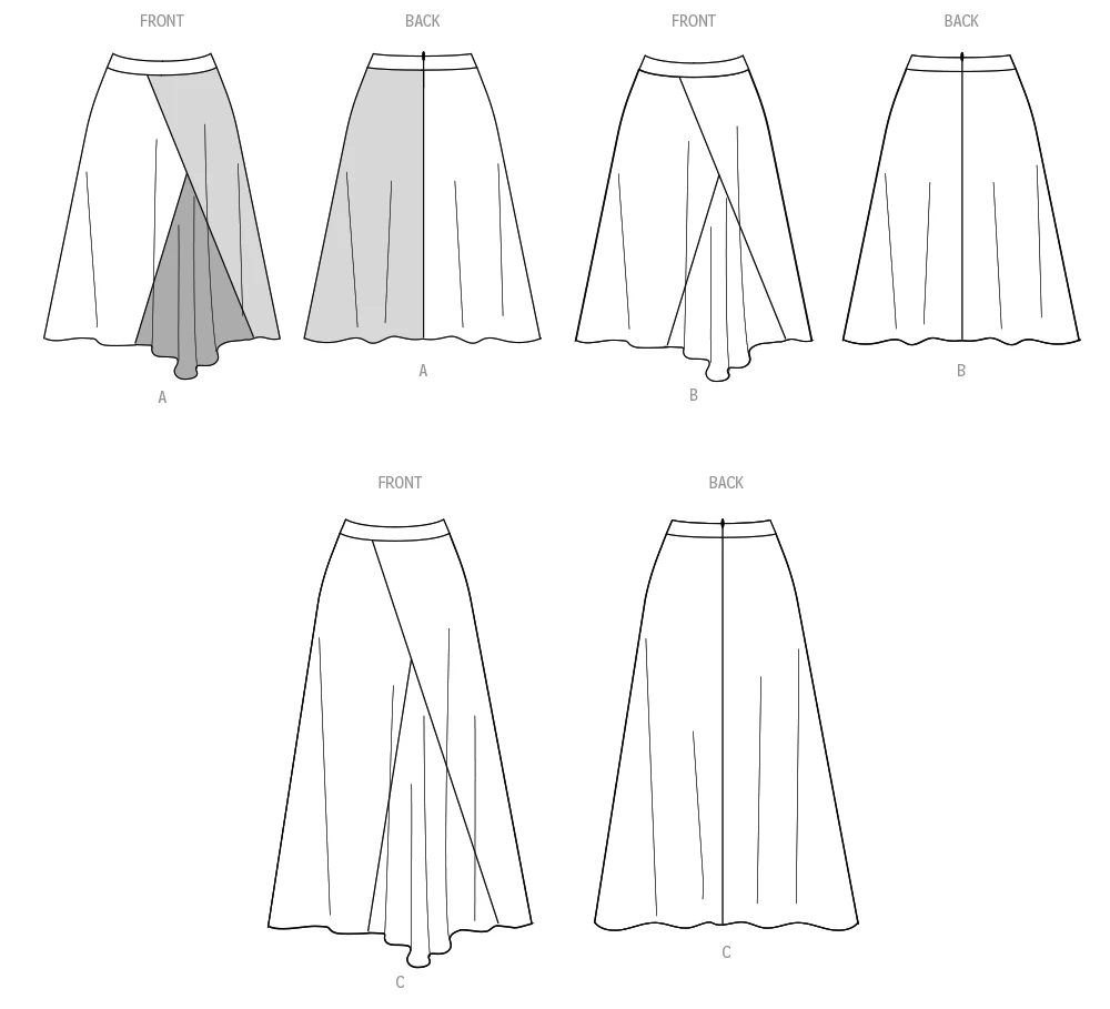 Simplicity Sewing Pattern Misses' Godet Skirt in Two Lengths (PDF) 8 Simplicity Sewing Pattern Misses' Godet Skirt in Two Lengths (PDF)