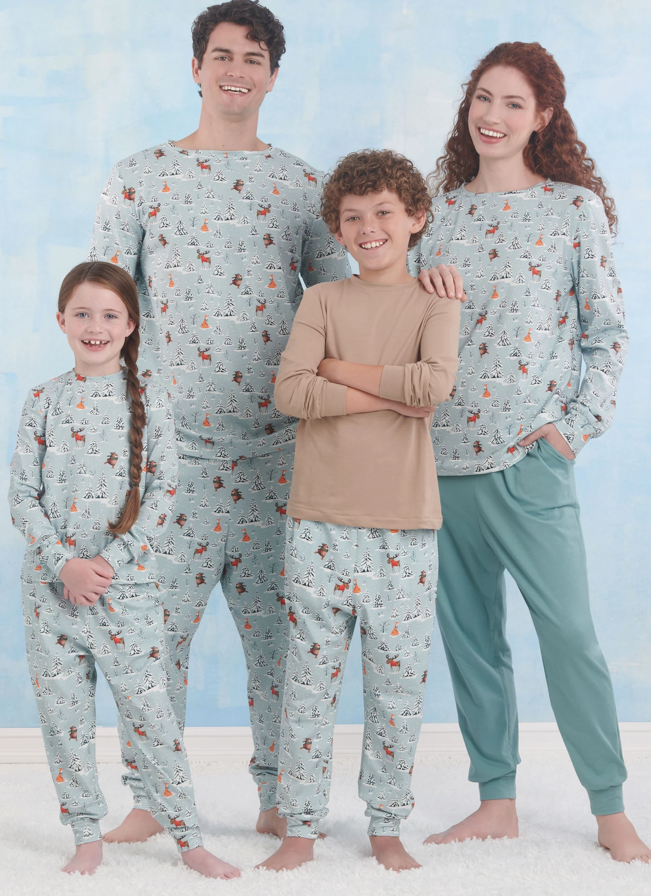Simplicity Sewing Pattern Children's, Teens' and Adults' Knit Loungewear (PDF) 2 Simplicity Sewing Pattern Children's, Teens' and Adults' Knit Loungewear (PDF)