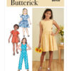Butterick Sewing Pattern Girls' Dress, Jumpsuit and Romper 14 Butterick Sewing Pattern Girls' Dress, Jumpsuit and Romper