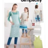 Simplicity Sewing Pattern Adults' & Children's Aprons