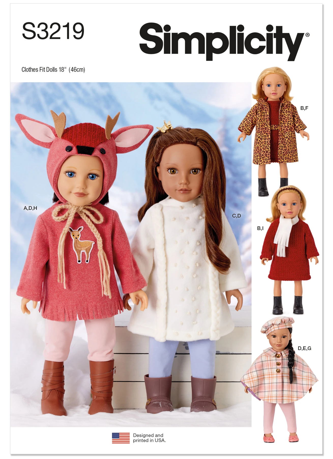 Simplicity Sewing Pattern 18" Doll Clothes (PDF) 1 Simplicity Sewing Pattern 18" Doll Clothes (PDF)