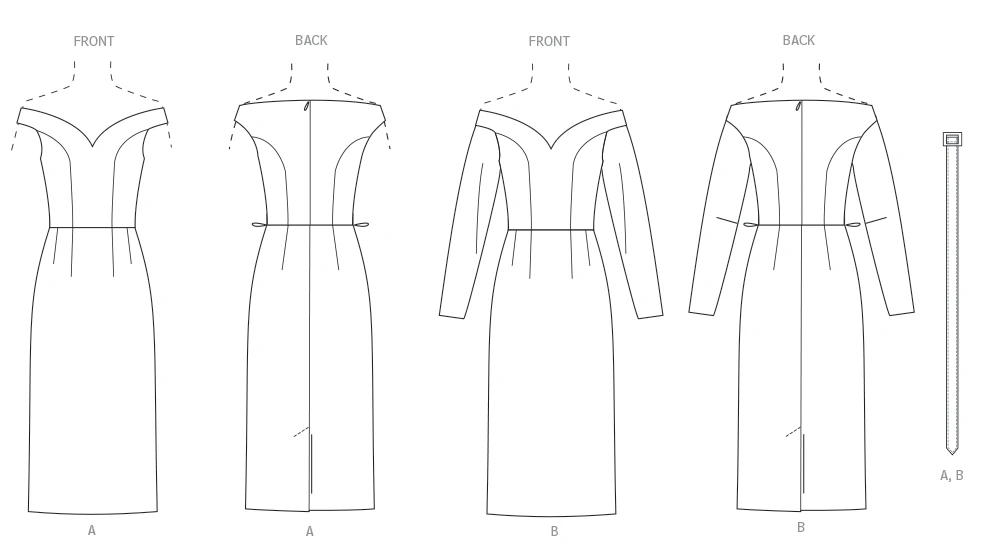 Vogue Patterns Misses' Dress with Petite Lines and Belt (PDF) 9 Vogue Patterns Misses' Dress with Petite Lines and Belt (PDF)