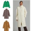 Simplicity Sewing Pattern Misses' High Collar Coat in Three Lengths (PDF) 14 Simplicity Sewing Pattern Misses' High Collar Coat in Three Lengths (PDF)