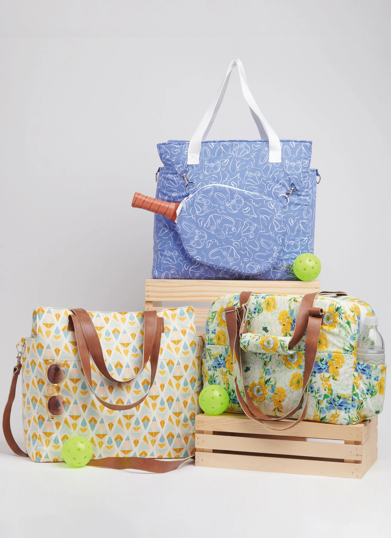 Simplicity Sewing Pattern Totes and Pickleball Paddle Cover (PDF) 2 Simplicity Sewing Pattern Totes and Pickleball Paddle Cover (PDF)