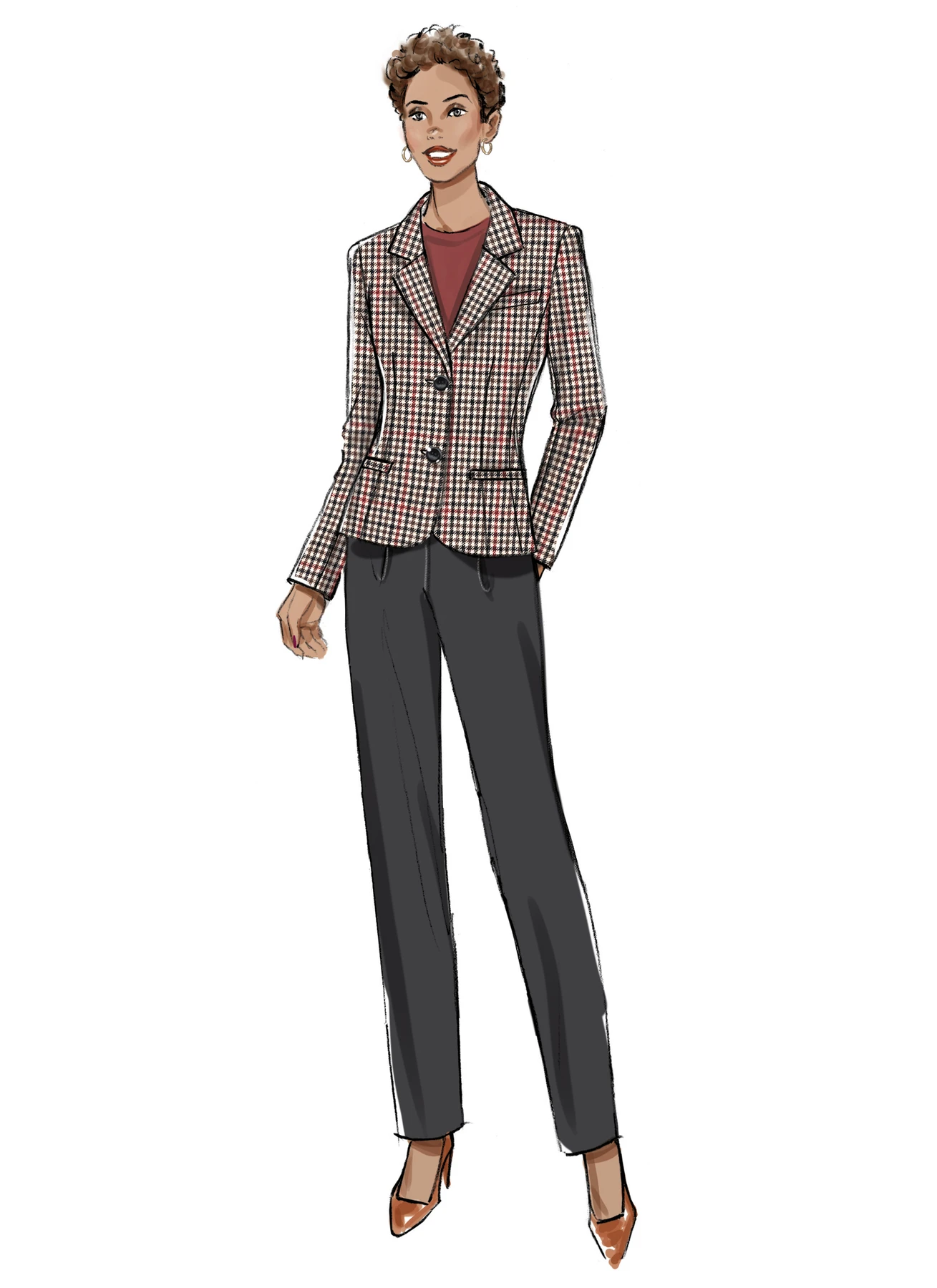 Butterick Sewing Pattern Misses Jacket, Skirt and Pants (PDF) 3 Butterick Sewing Pattern Misses Jacket, Skirt and Pants (PDF)