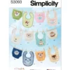 Simplicity Sewing Pattern Babies' Bibs and Diaper Cover by Sew Sweet Chic by Susan Cousineau 17 Simplicity Sewing Pattern Babies' Bibs and Diaper Cover by Sew Sweet Chic by Susan Cousineau