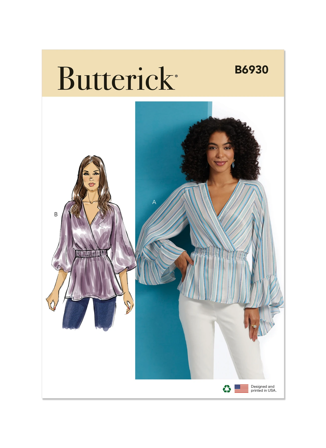 Butterick Sewing Pattern Misses' Top (PDF) 1 Butterick Sewing Pattern Misses' Top (PDF)