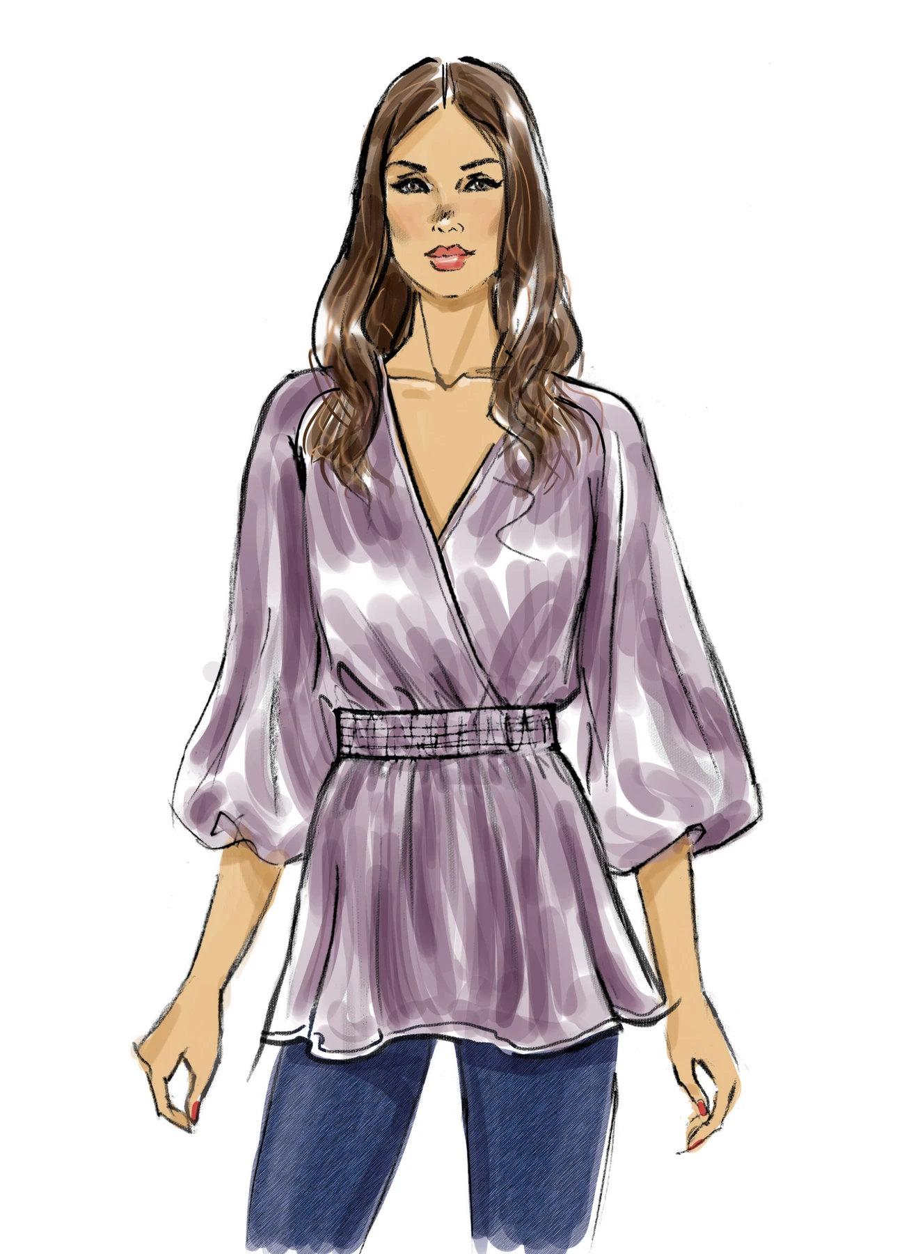 Butterick Sewing Pattern Misses' Top (PDF) 3 Butterick Sewing Pattern Misses' Top (PDF)