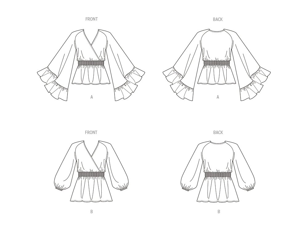 Butterick Sewing Pattern Misses' Top (PDF) 7 Butterick Sewing Pattern Misses' Top (PDF)