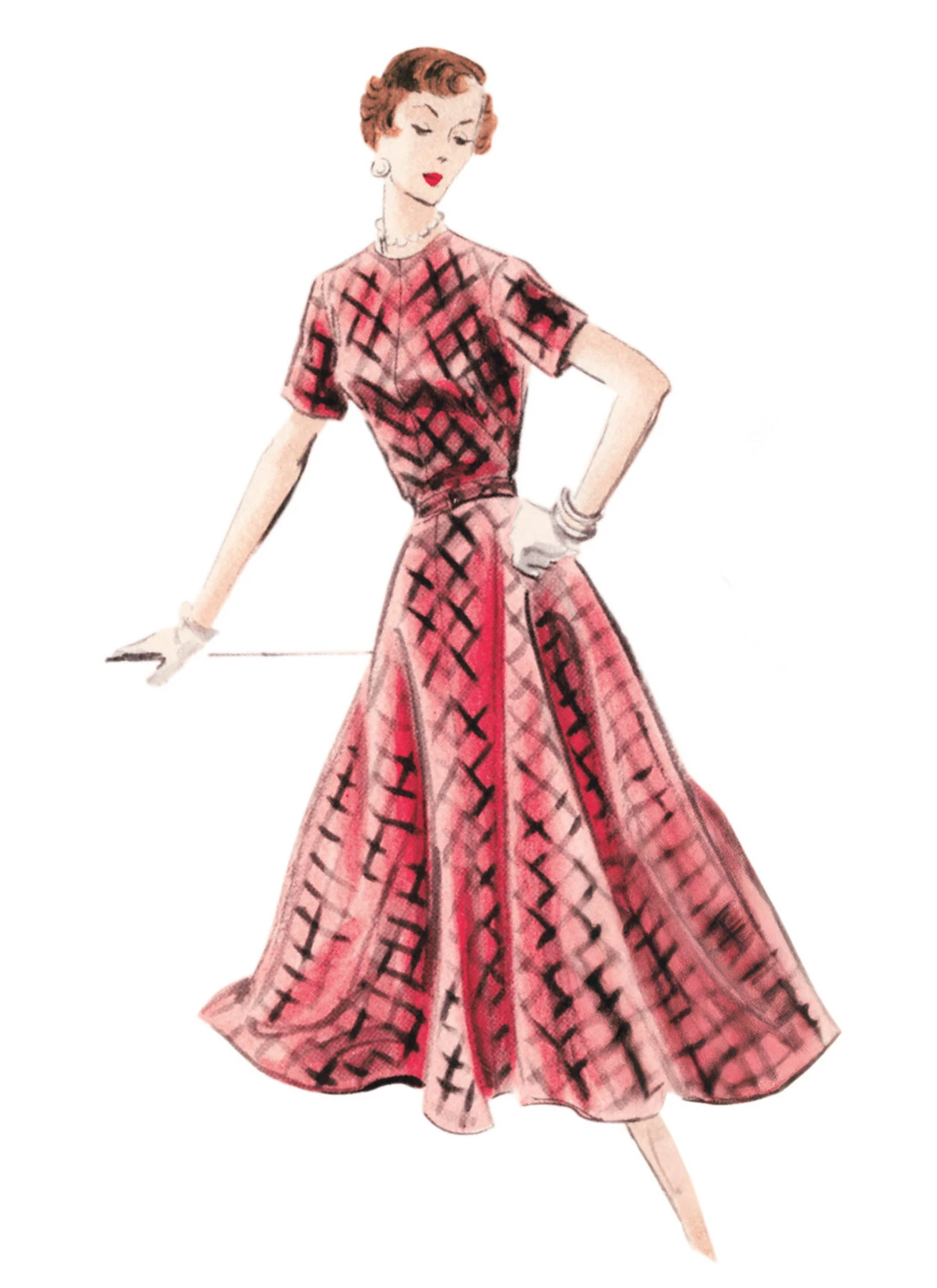Vogue Patterns 1950s Misses' Vintage Dress (PDF) 3 Vogue Patterns 1950s Misses' Vintage Dress (PDF)