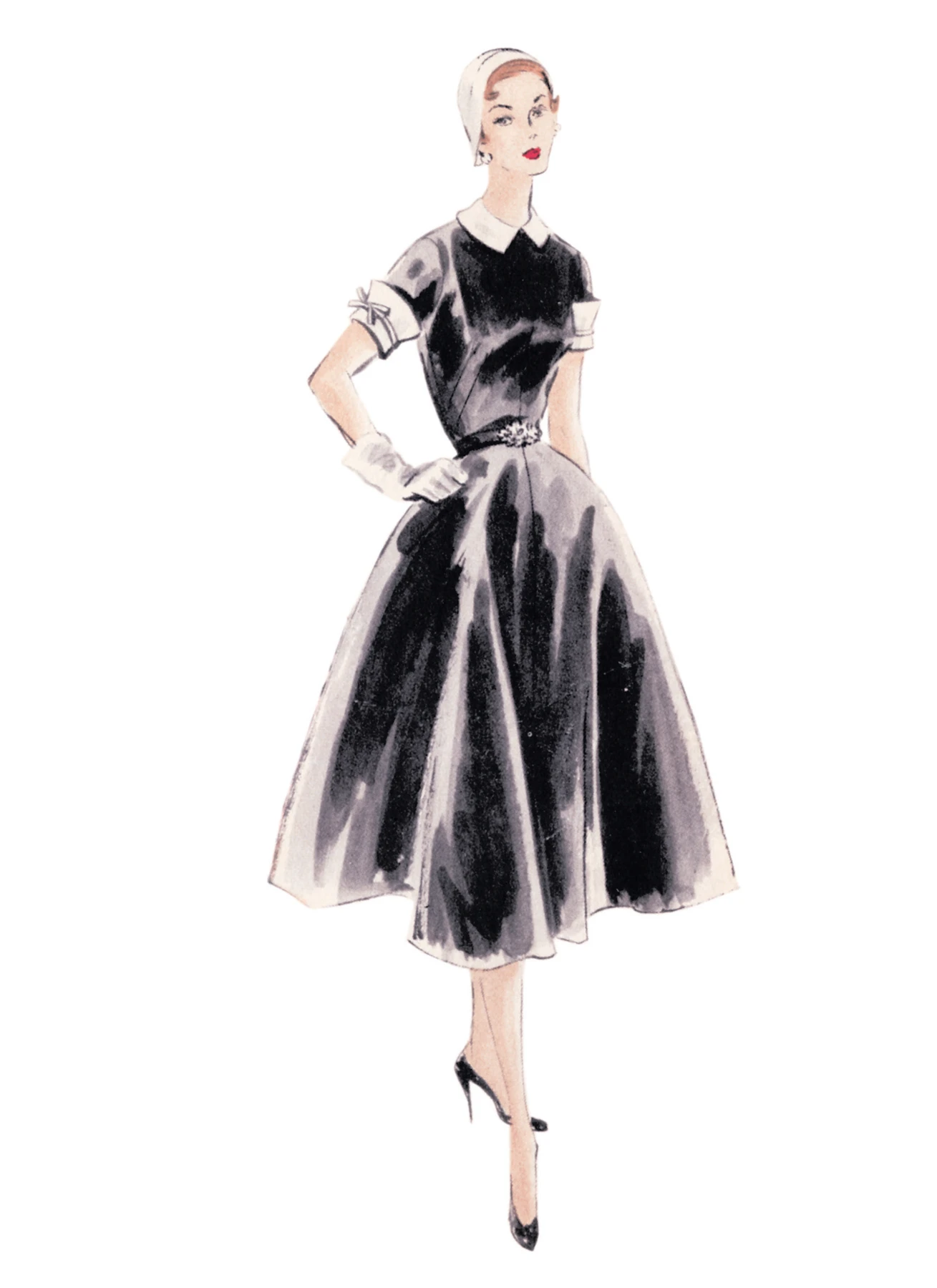 Vogue Patterns 1950s Misses' Vintage Dress (PDF) 4 Vogue Patterns 1950s Misses' Vintage Dress (PDF)
