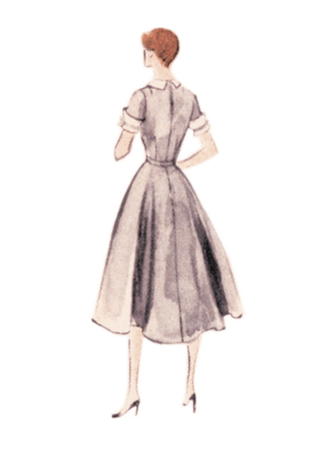 Vogue Patterns 1950s Misses' Vintage Dress (PDF) 5 Vogue Patterns 1950s Misses' Vintage Dress (PDF)