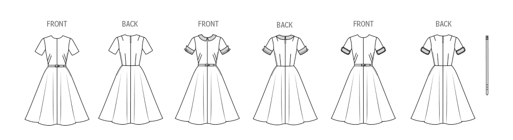 Vogue Patterns 1950s Misses' Vintage Dress (PDF) 7 Vogue Patterns 1950s Misses' Vintage Dress (PDF)