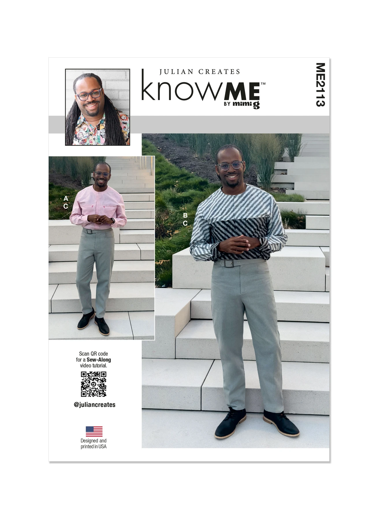 Know Me Sewing Pattern Men's Shirts and Pants by Julian Creates 1 Know Me Sewing Pattern Men's Shirts and Pants by Julian Creates