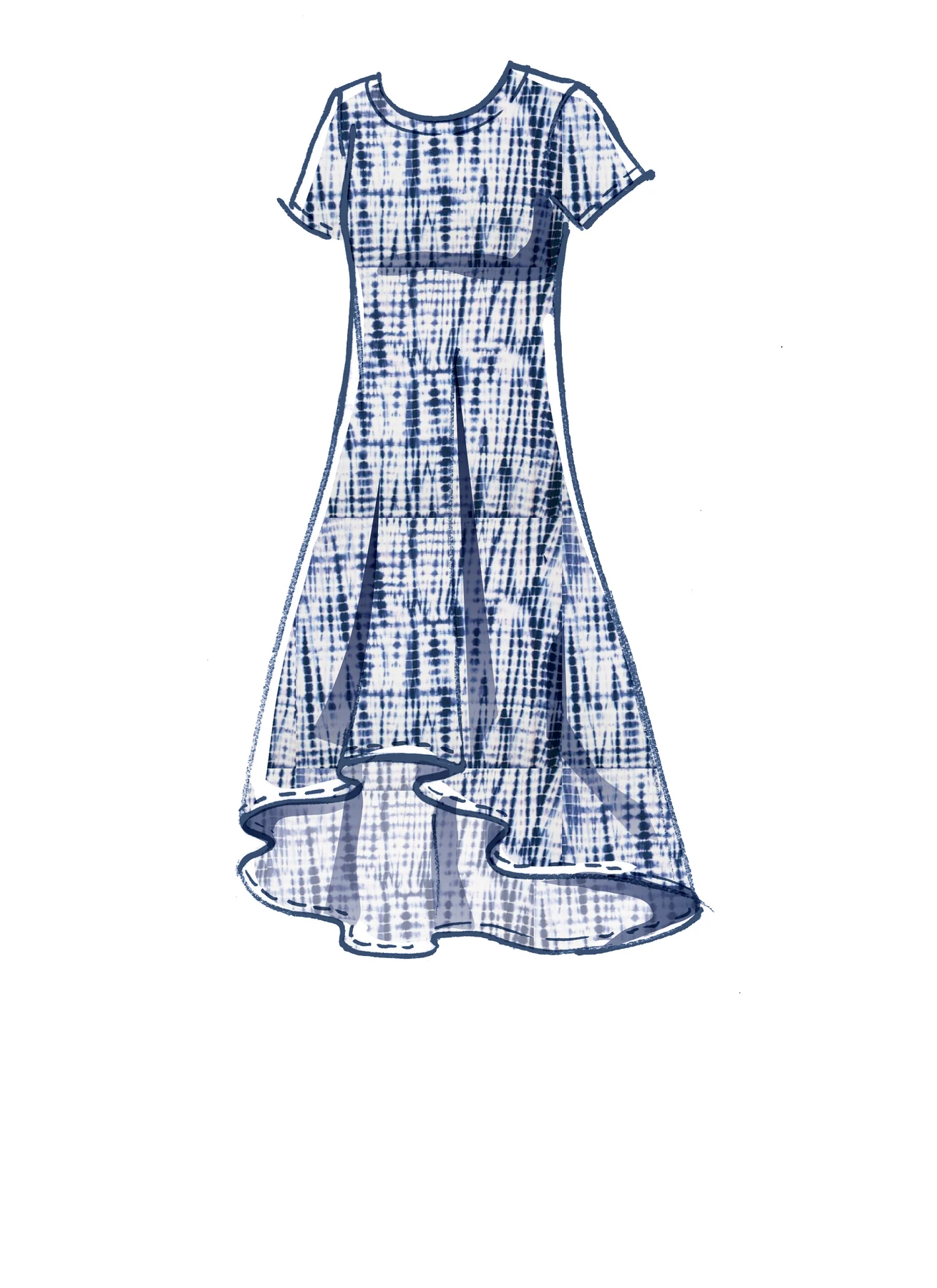 McCall's Sewing Pattern Misses' Straight, Handkerchief, or High-Low Hem Dresses (PDF) 3 McCall's Sewing Pattern Misses' Straight, Handkerchief, or High-Low Hem Dresses (PDF)