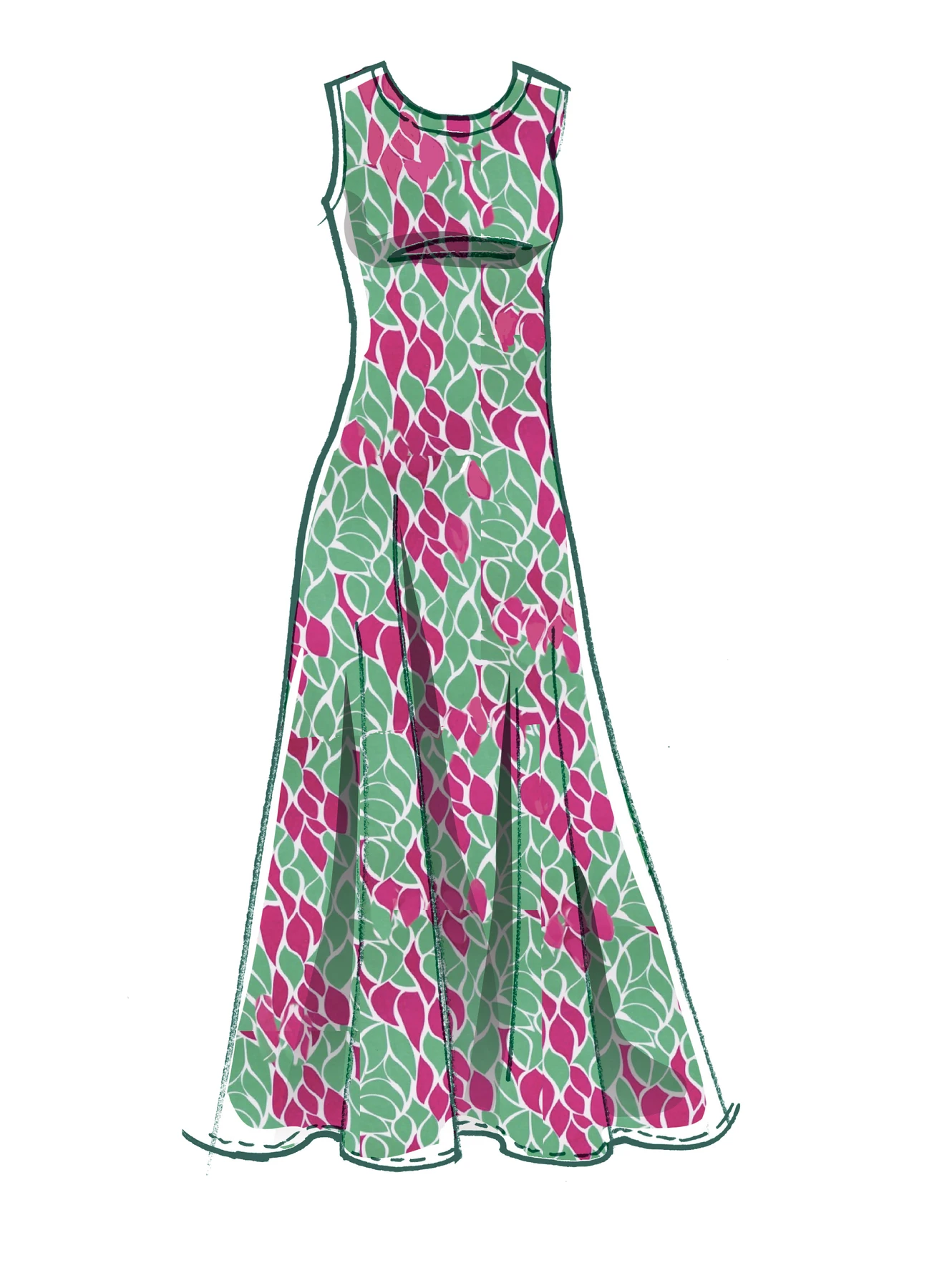 McCall's Sewing Pattern Misses' Straight, Handkerchief, or High-Low Hem Dresses (PDF) 4 McCall's Sewing Pattern Misses' Straight, Handkerchief, or High-Low Hem Dresses (PDF)