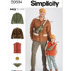 Simplicity Sewing Pattern Boys' and Men's Jacket, Vest, Hat and Crossbody Bag 15 Simplicity Sewing Pattern Boys' and Men's Jacket, Vest, Hat and Crossbody Bag