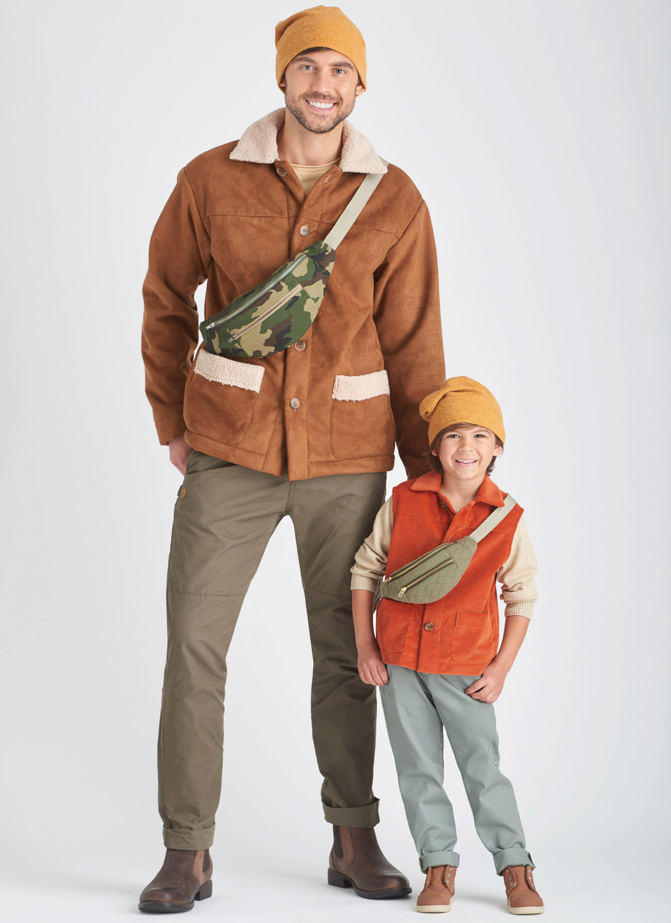 Simplicity Sewing Pattern Boys' and Men's Jacket, Vest, Hat and Crossbody Bag 2 Simplicity Sewing Pattern Boys' and Men's Jacket, Vest, Hat and Crossbody Bag