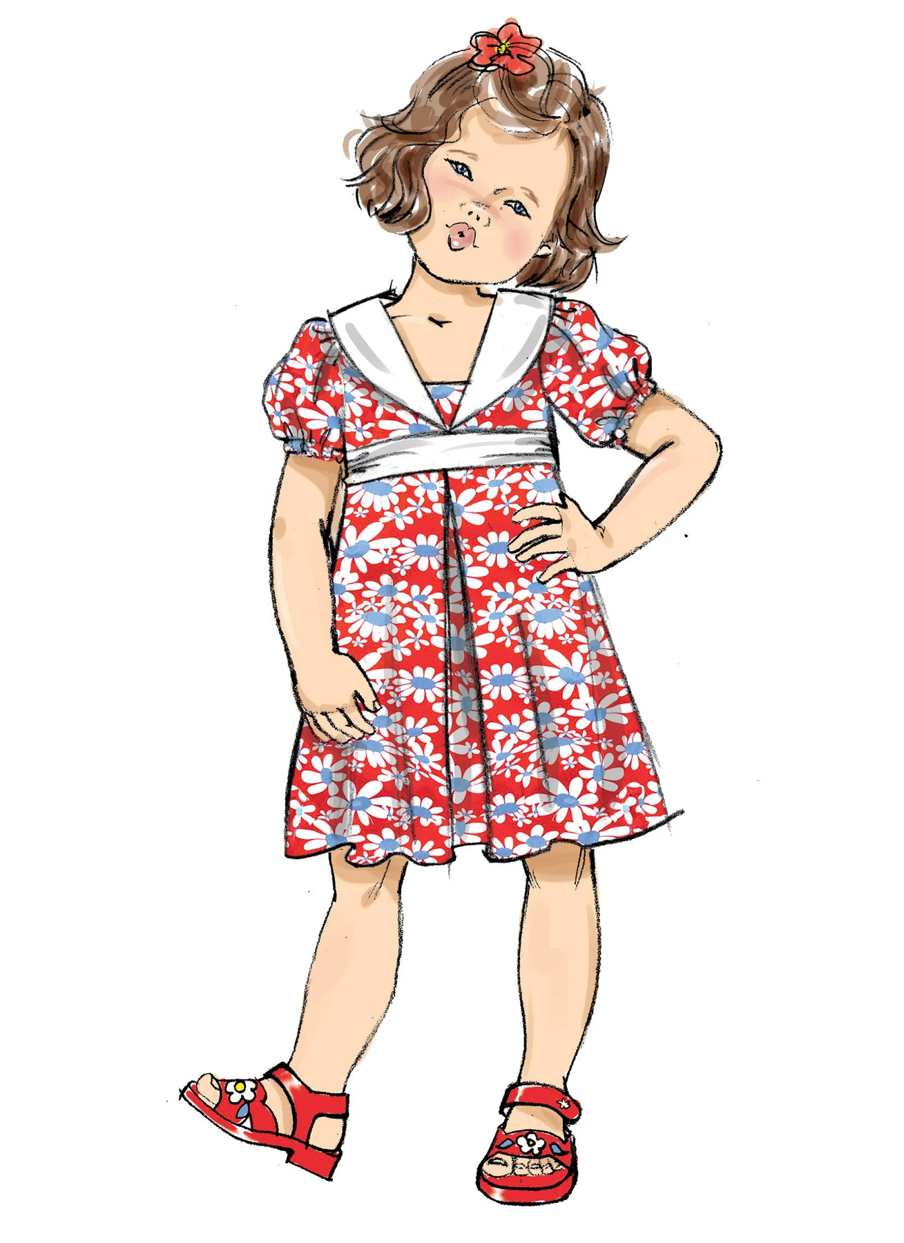 Butterick Sewing Pattern Children's Dress 4 Butterick Sewing Pattern Children's Dress