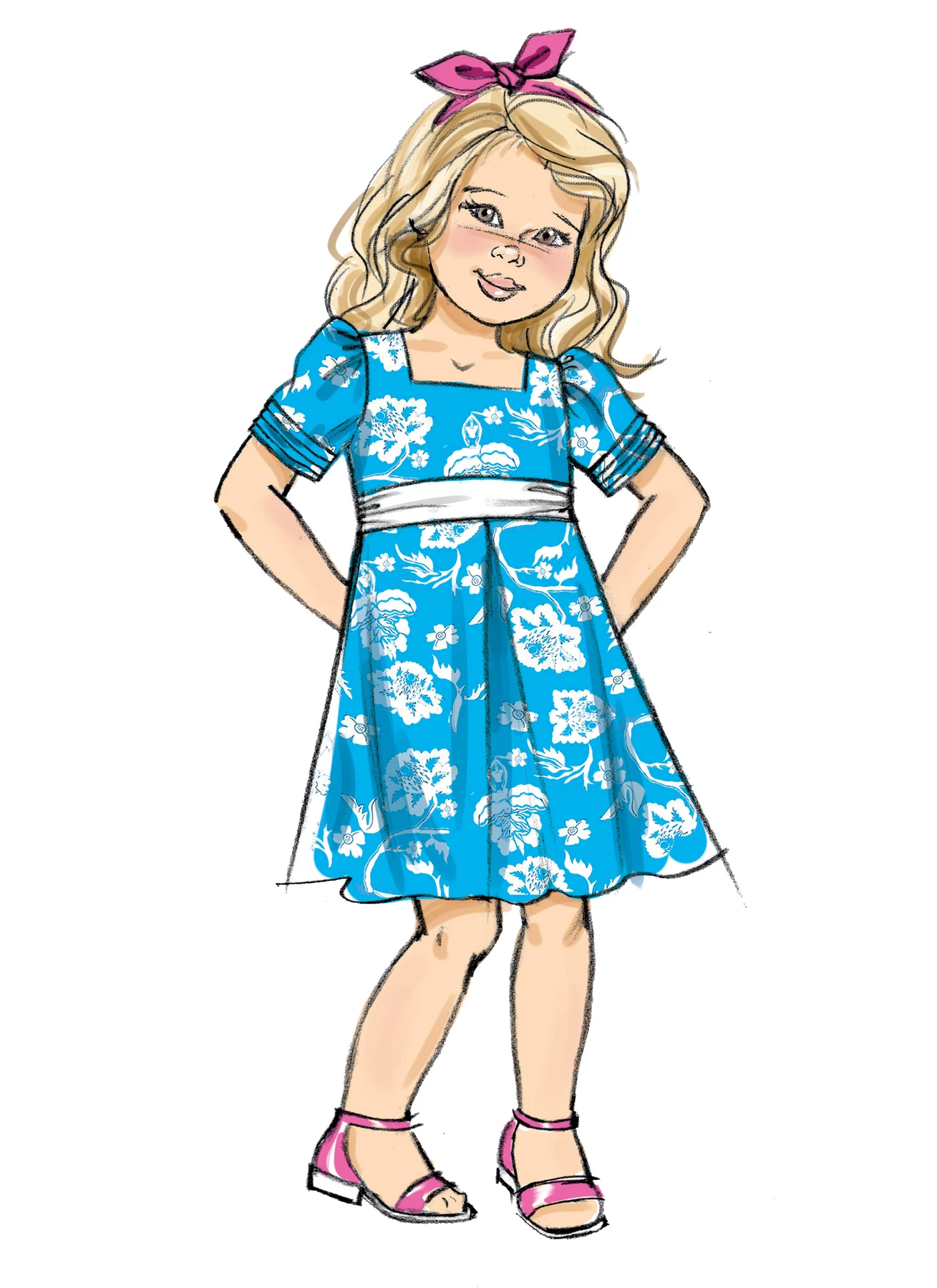 Butterick Sewing Pattern Children's Dress 5 Butterick Sewing Pattern Children's Dress