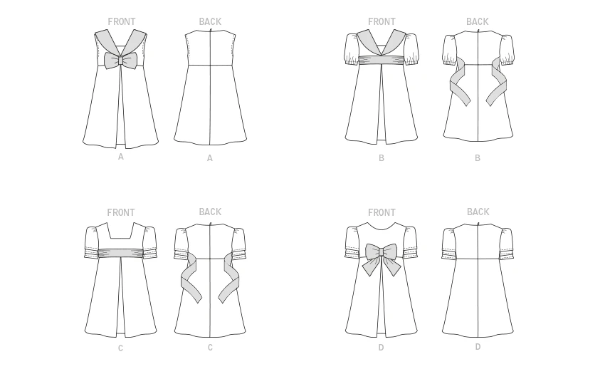 Butterick Sewing Pattern Children's Dress 8 Butterick Sewing Pattern Children's Dress