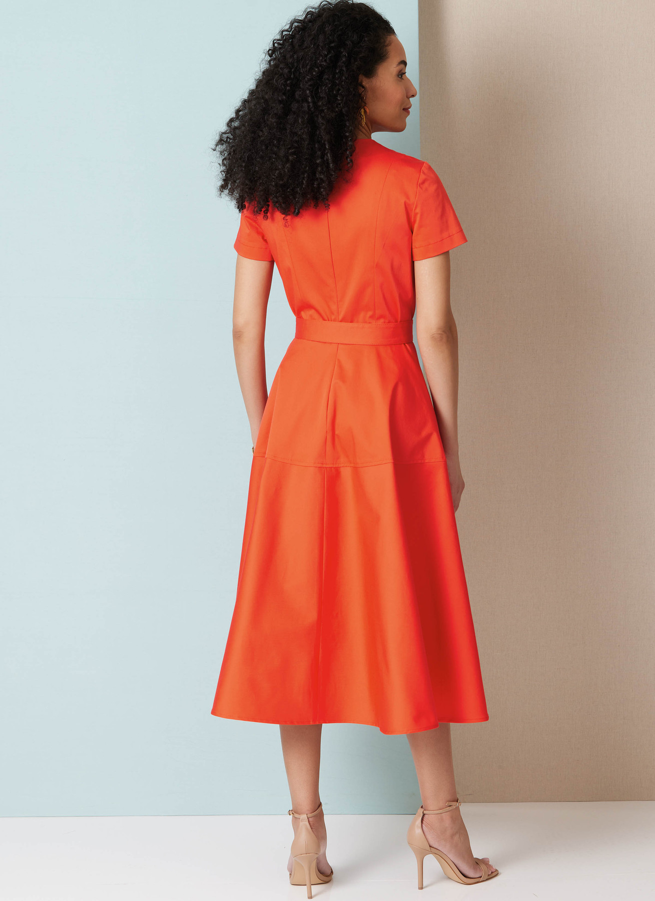 Butterick Sewing Pattern Misses' Fit and Flare Dress with Belt (PDF) 4 Butterick Sewing Pattern Misses' Fit and Flare Dress with Belt (PDF)