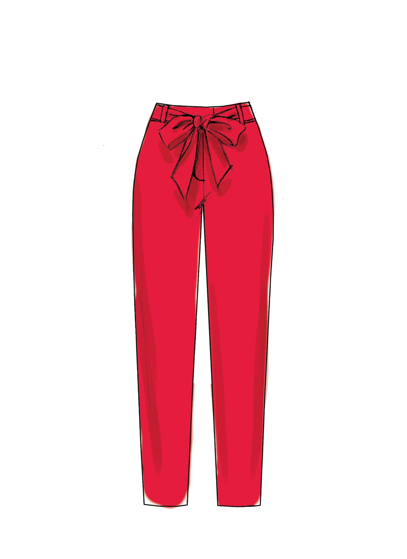 McCall's Sewing Pattern Misses' Pants With Flounce Variations and Sash (PDF) 3 McCall's Sewing Pattern Misses' Pants With Flounce Variations and Sash (PDF)
