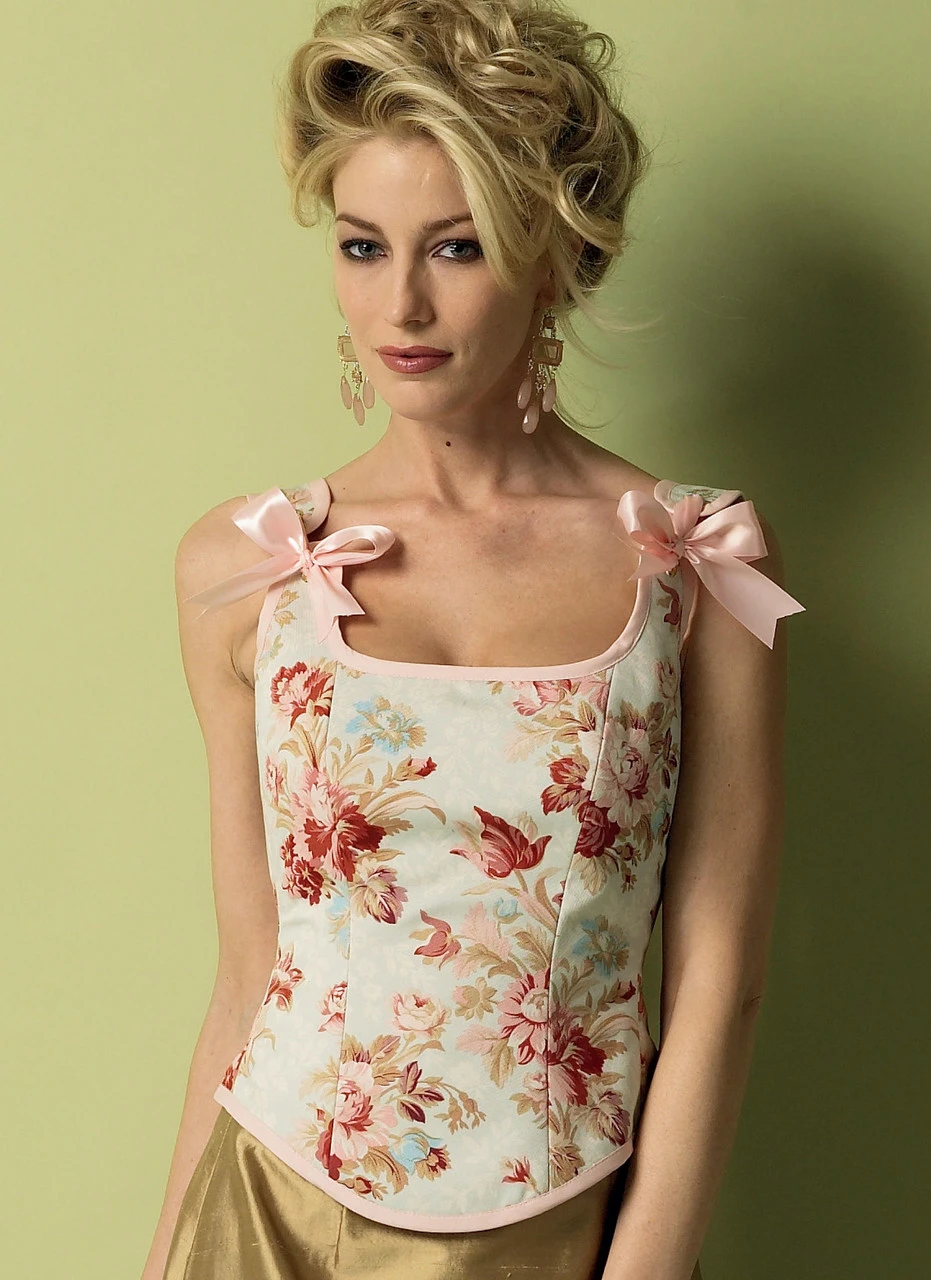Butterick Sewing Pattern Boned Corsets with Lacing and Ruffle Variations (PDF) 3 Butterick Sewing Pattern Boned Corsets with Lacing and Ruffle Variations (PDF)