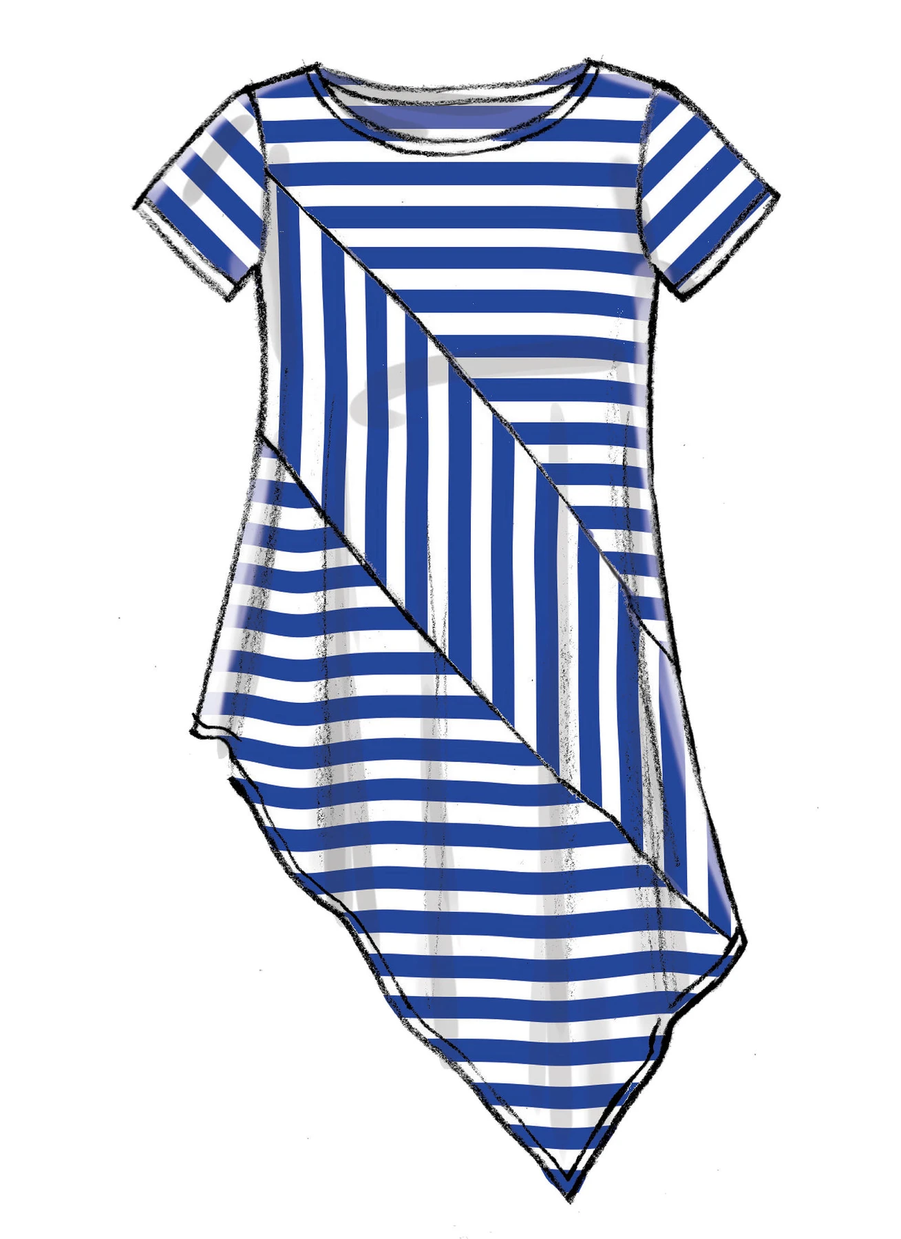 McCall's Sewing Pattern Misses' Asymmetrical Seam-Detail Tops (PDF) 3 McCall's Sewing Pattern Misses' Asymmetrical Seam-Detail Tops (PDF)