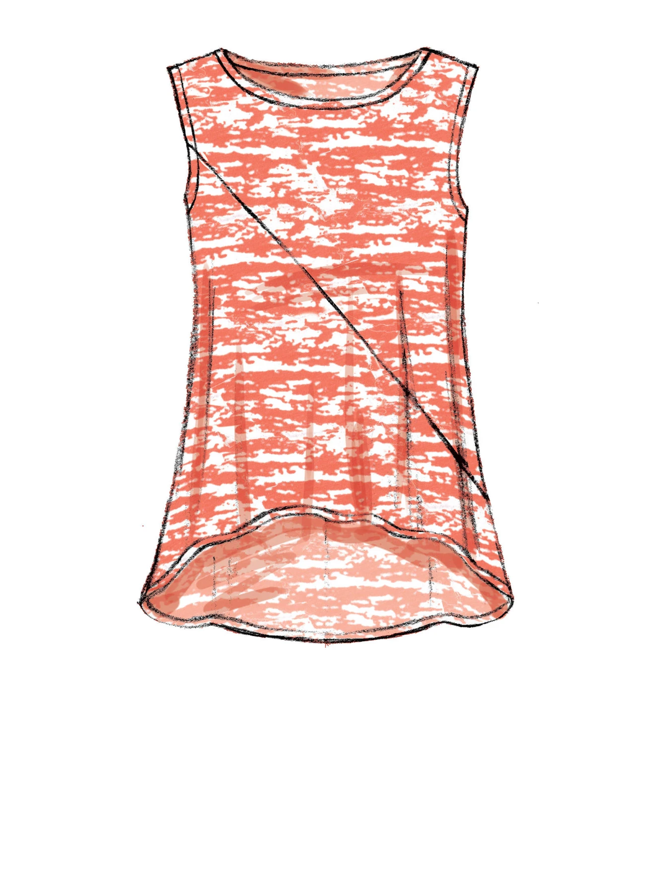 McCall's Sewing Pattern Misses' Asymmetrical Seam-Detail Tops (PDF) 5 McCall's Sewing Pattern Misses' Asymmetrical Seam-Detail Tops (PDF)