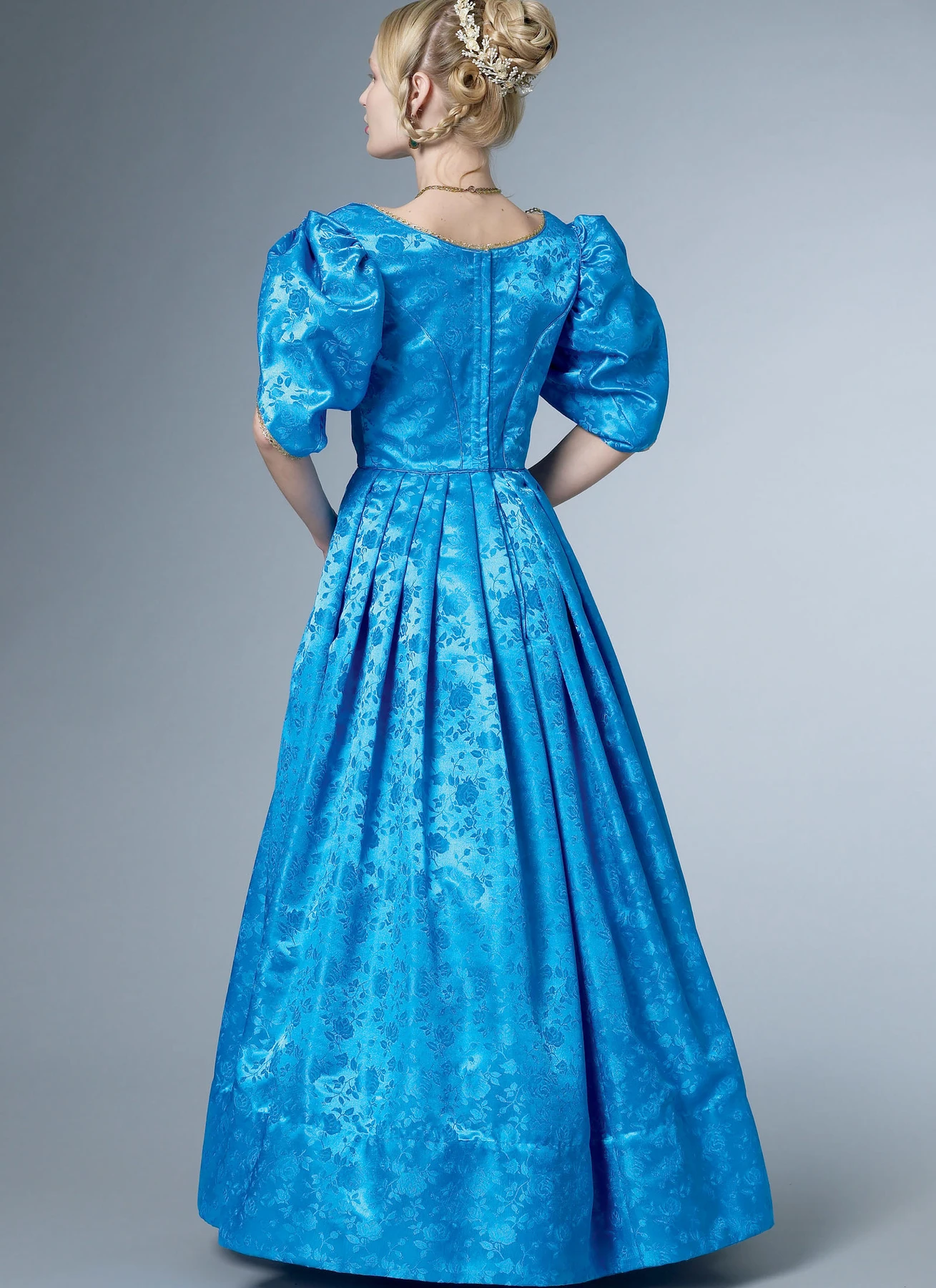 Butterick Sewing Pattern Misses' Dress with Boned Bodice, Lined Tulip Sleeves, and Chemisette (PDF) 4 Butterick Sewing Pattern Misses' Dress with Boned Bodice, Lined Tulip Sleeves, and Chemisette (PDF)