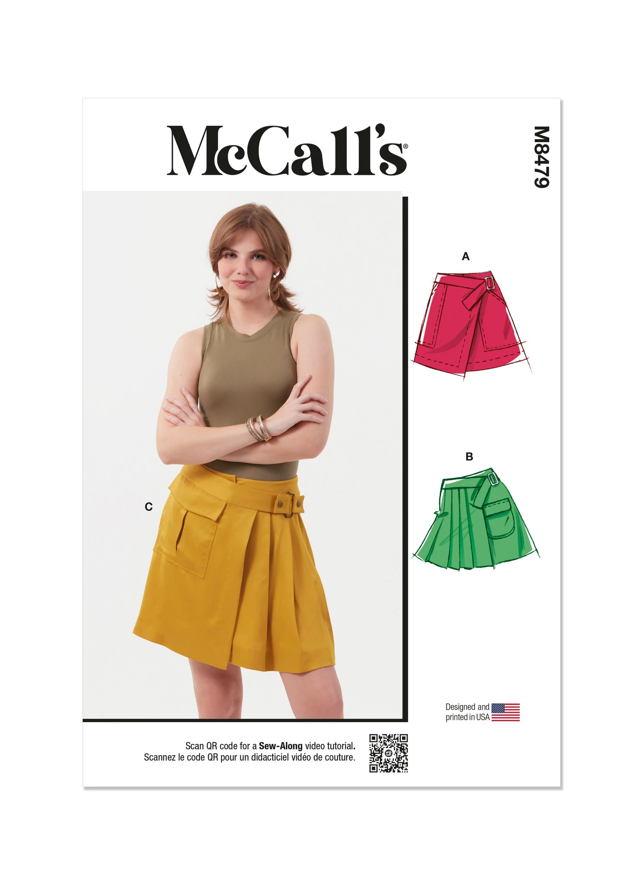 McCall's Sewing Pattern Misses' Wrap Skirts (PDF) 1 McCall's Sewing Pattern Misses' Wrap Skirts (PDF)